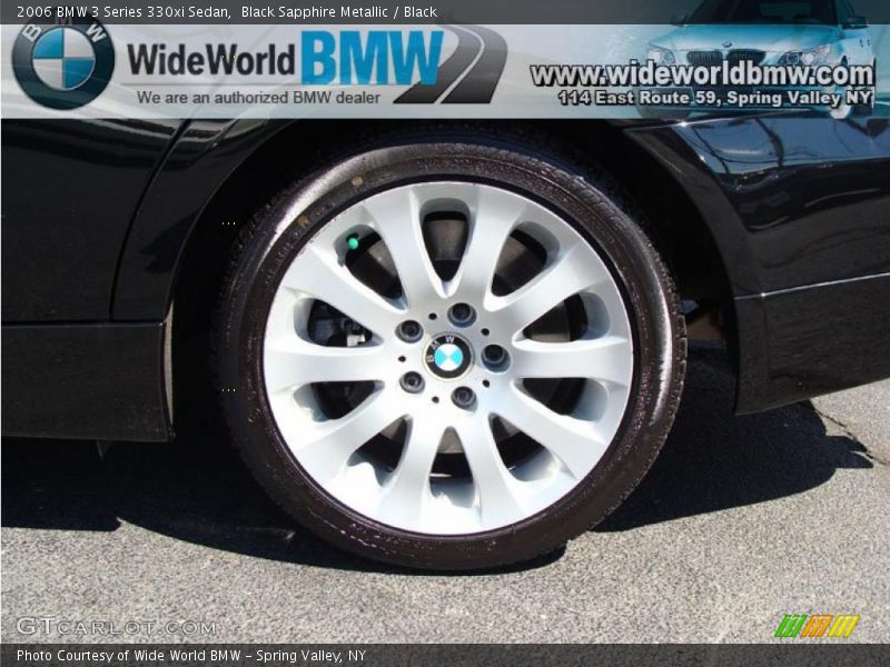 Black Sapphire Metallic / Black 2006 BMW 3 Series 330xi Sedan