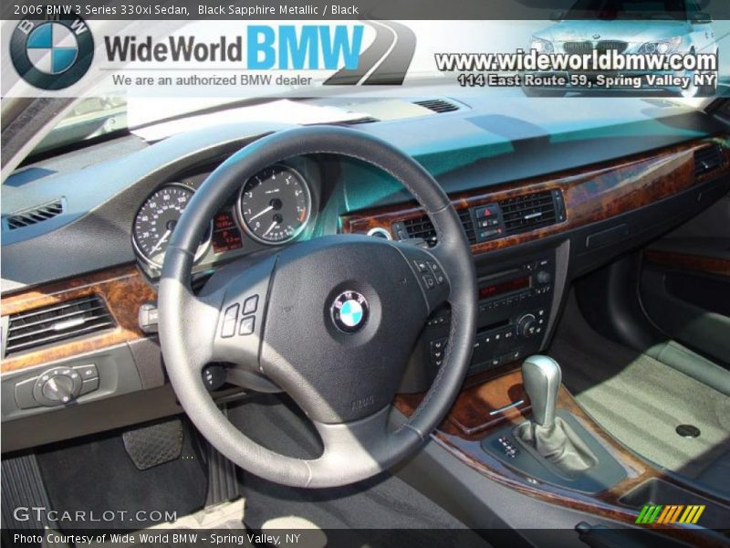 Black Sapphire Metallic / Black 2006 BMW 3 Series 330xi Sedan