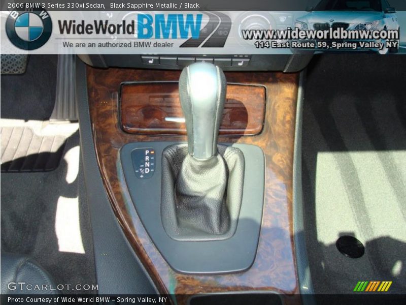 Black Sapphire Metallic / Black 2006 BMW 3 Series 330xi Sedan