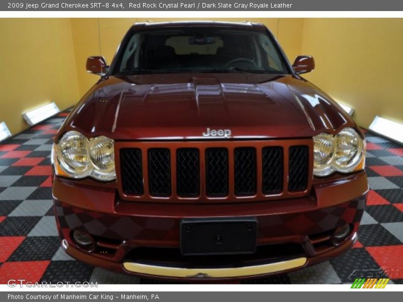 Red Rock Crystal Pearl / Dark Slate Gray Royale Leather 2009 Jeep Grand Cherokee SRT-8 4x4