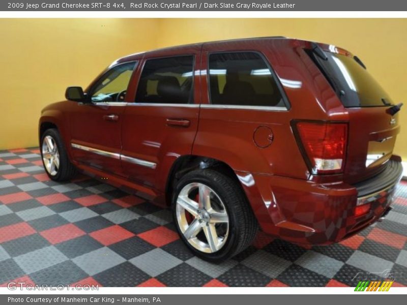 Red Rock Crystal Pearl / Dark Slate Gray Royale Leather 2009 Jeep Grand Cherokee SRT-8 4x4