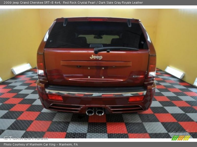 Red Rock Crystal Pearl / Dark Slate Gray Royale Leather 2009 Jeep Grand Cherokee SRT-8 4x4