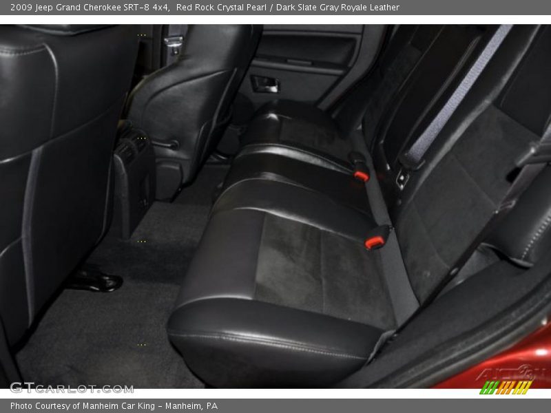 Red Rock Crystal Pearl / Dark Slate Gray Royale Leather 2009 Jeep Grand Cherokee SRT-8 4x4