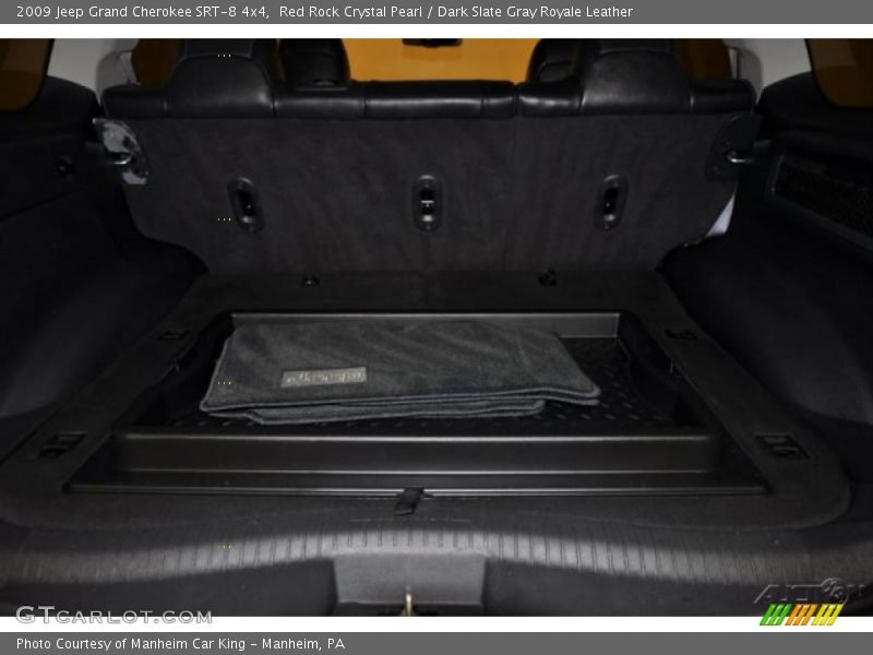 Red Rock Crystal Pearl / Dark Slate Gray Royale Leather 2009 Jeep Grand Cherokee SRT-8 4x4
