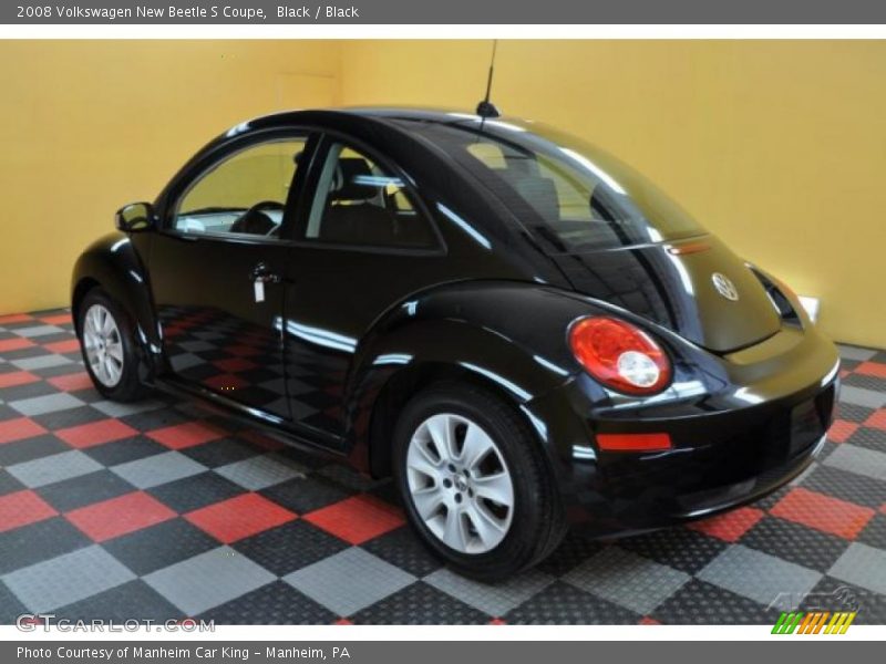 Black / Black 2008 Volkswagen New Beetle S Coupe