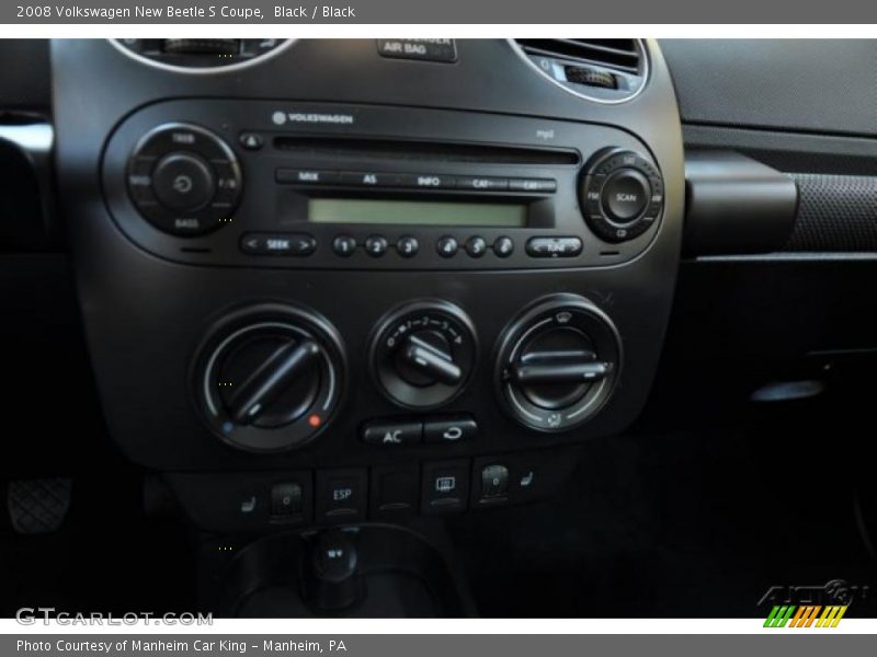 Black / Black 2008 Volkswagen New Beetle S Coupe