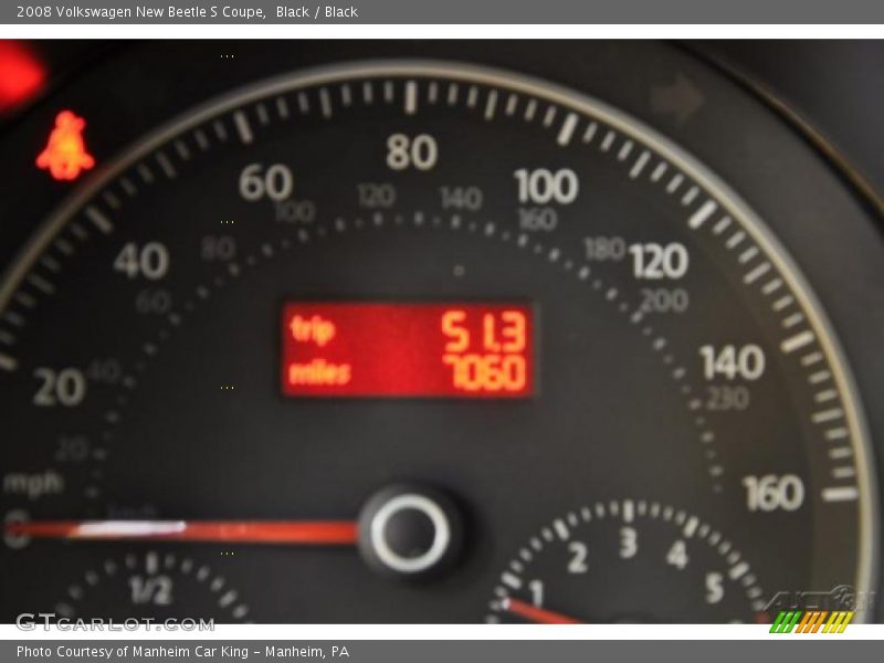Black / Black 2008 Volkswagen New Beetle S Coupe