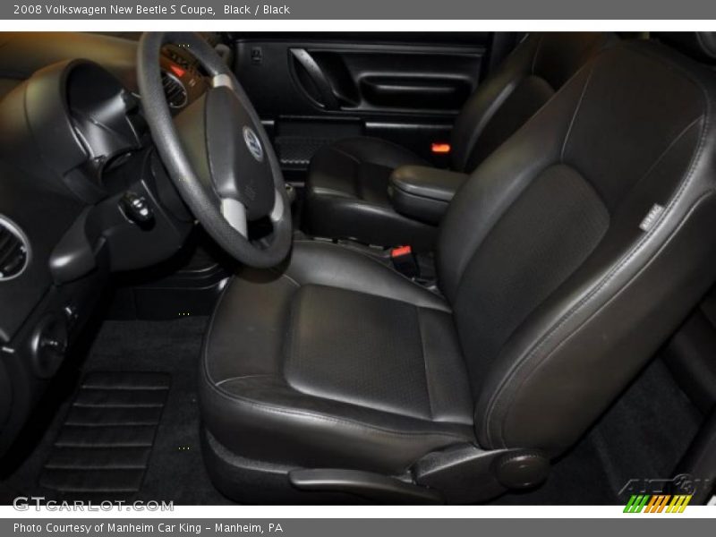 Black / Black 2008 Volkswagen New Beetle S Coupe