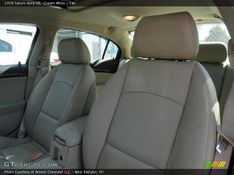 Cream White / Tan 2008 Saturn Aura XE