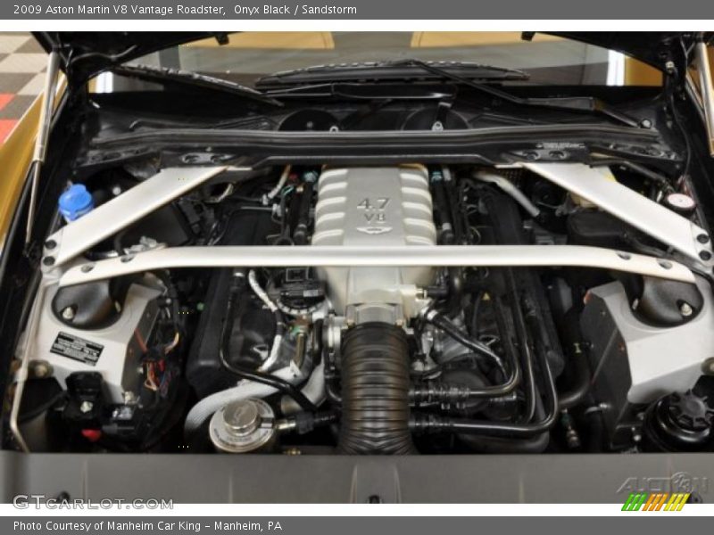 Onyx Black / Sandstorm 2009 Aston Martin V8 Vantage Roadster