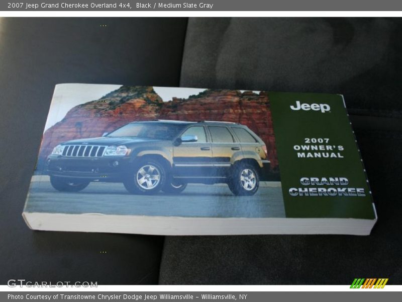 Black / Medium Slate Gray 2007 Jeep Grand Cherokee Overland 4x4