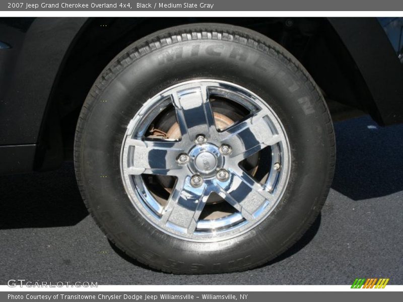 Black / Medium Slate Gray 2007 Jeep Grand Cherokee Overland 4x4
