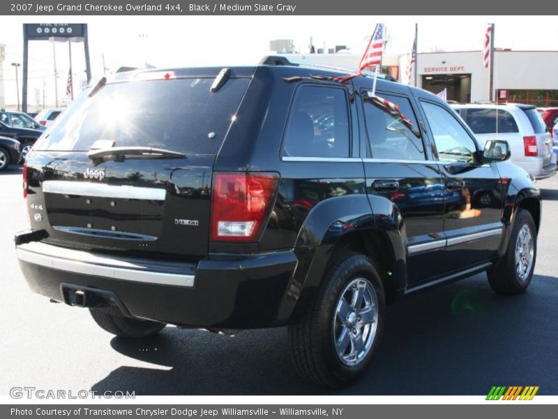 Black / Medium Slate Gray 2007 Jeep Grand Cherokee Overland 4x4