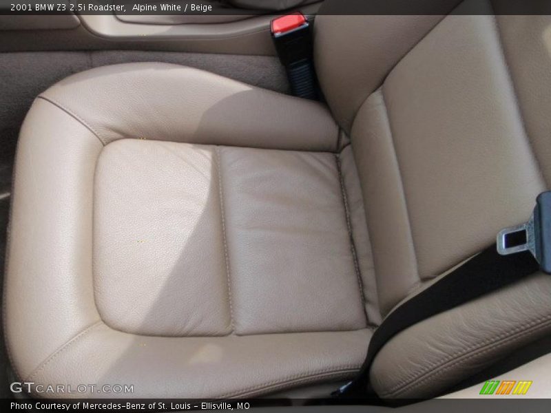 Alpine White / Beige 2001 BMW Z3 2.5i Roadster