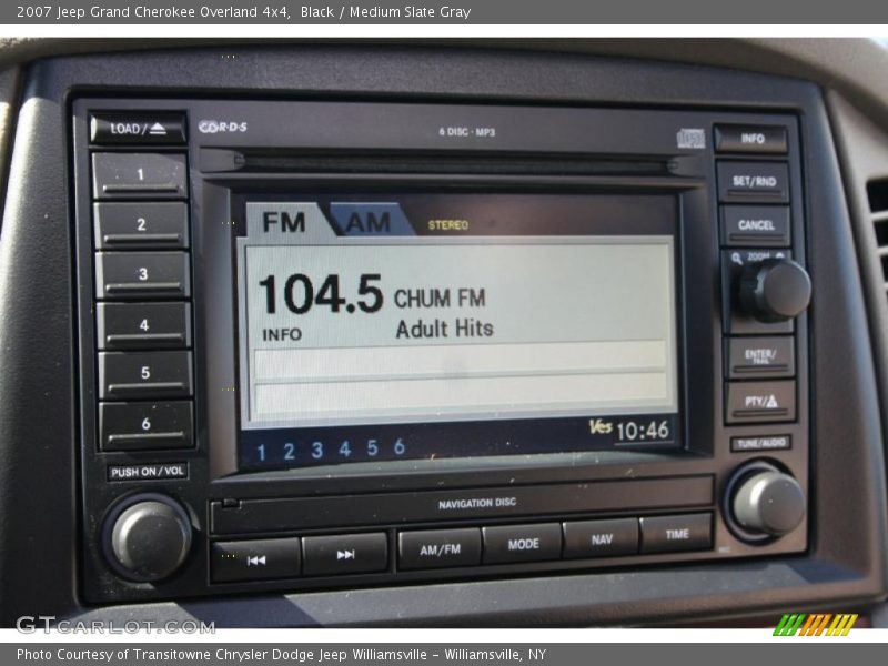 Black / Medium Slate Gray 2007 Jeep Grand Cherokee Overland 4x4