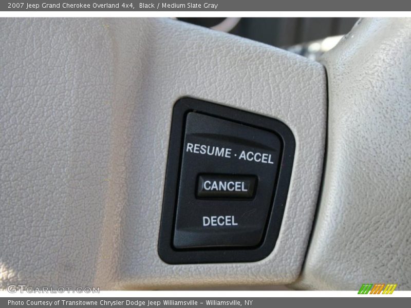 Black / Medium Slate Gray 2007 Jeep Grand Cherokee Overland 4x4