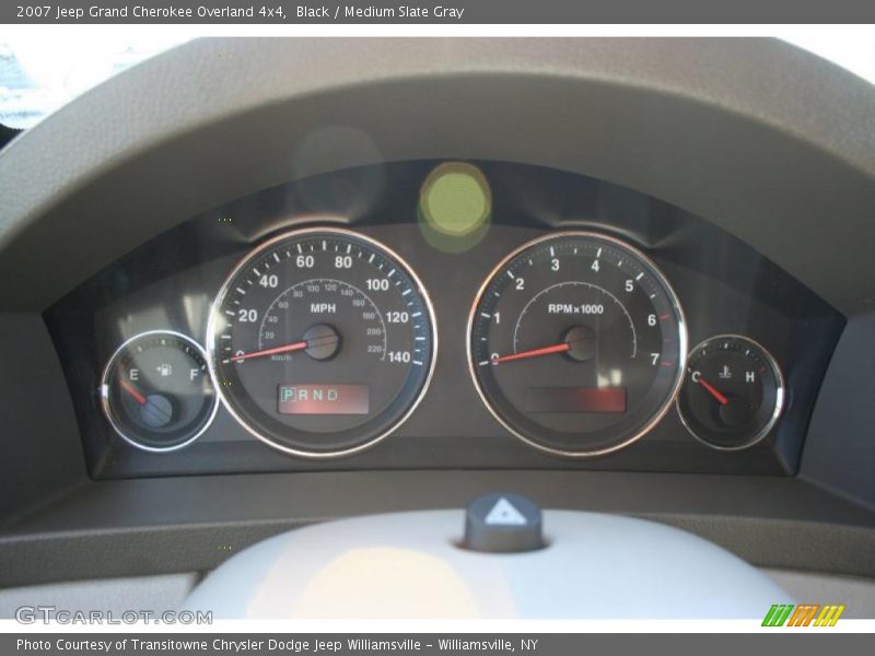 Black / Medium Slate Gray 2007 Jeep Grand Cherokee Overland 4x4