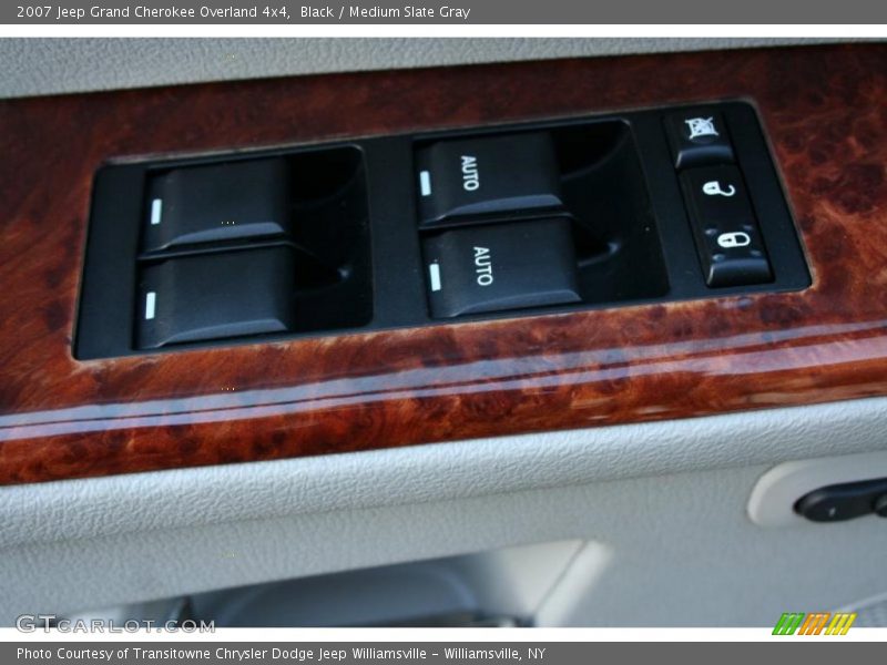 Black / Medium Slate Gray 2007 Jeep Grand Cherokee Overland 4x4