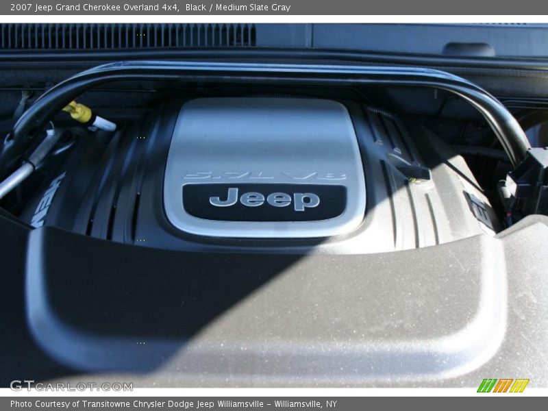 Black / Medium Slate Gray 2007 Jeep Grand Cherokee Overland 4x4