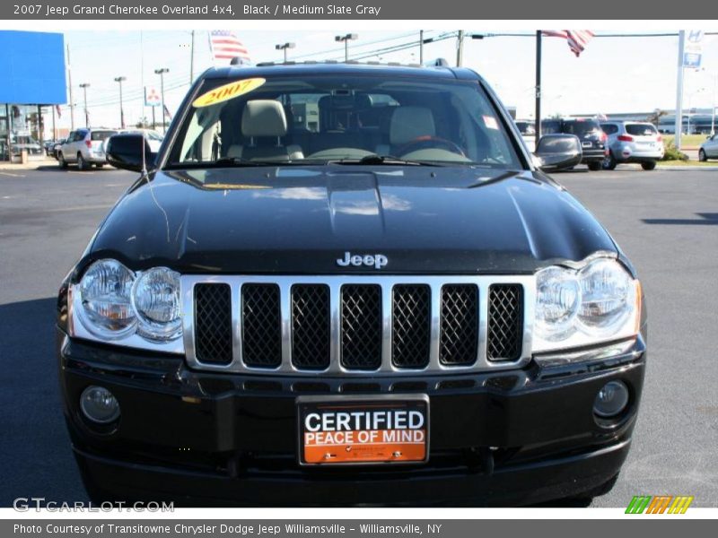 Black / Medium Slate Gray 2007 Jeep Grand Cherokee Overland 4x4