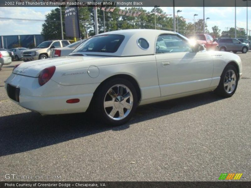 Whisper White / Midnight Black 2002 Ford Thunderbird Premium Roadster