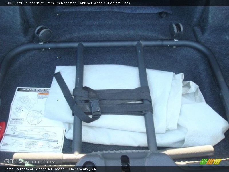 Whisper White / Midnight Black 2002 Ford Thunderbird Premium Roadster