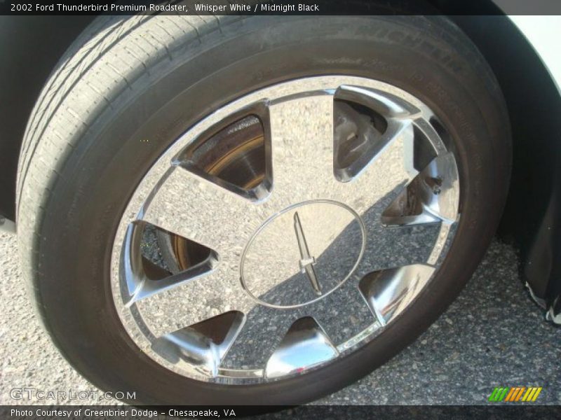 Whisper White / Midnight Black 2002 Ford Thunderbird Premium Roadster