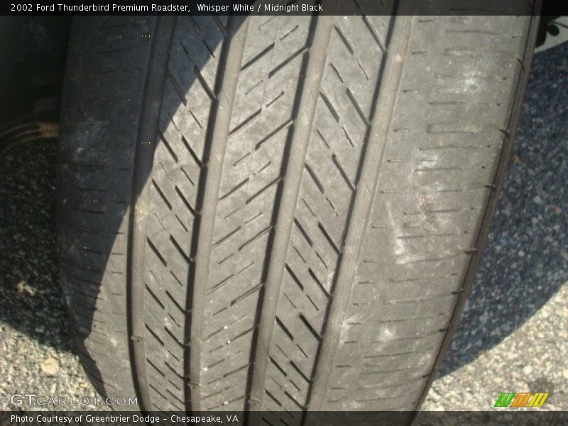 Whisper White / Midnight Black 2002 Ford Thunderbird Premium Roadster