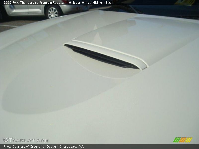 Whisper White / Midnight Black 2002 Ford Thunderbird Premium Roadster