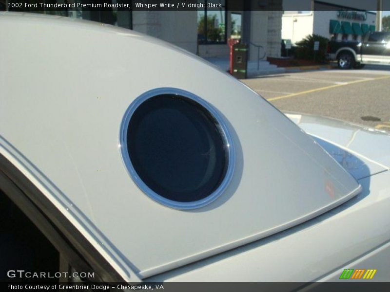 Whisper White / Midnight Black 2002 Ford Thunderbird Premium Roadster