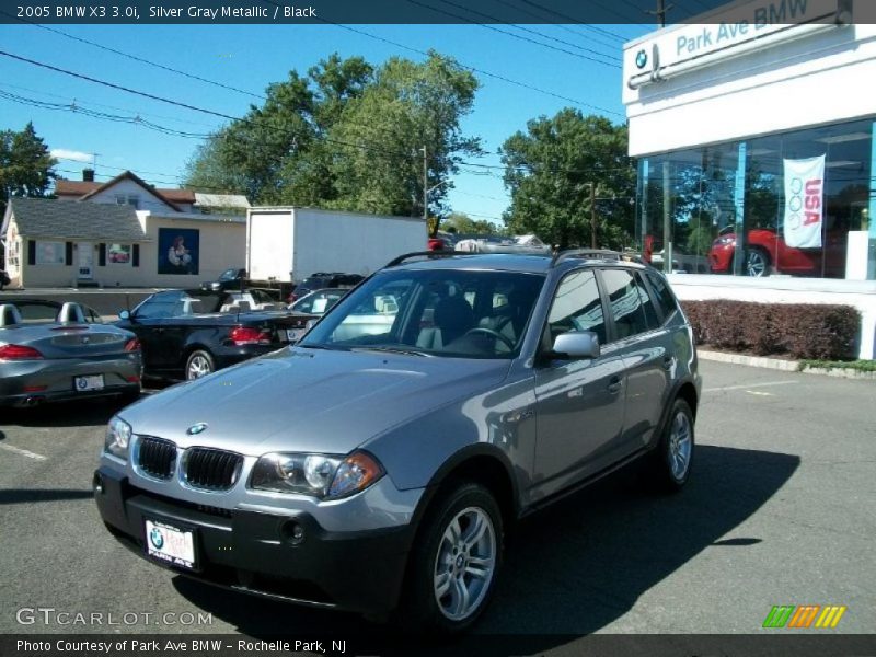 Silver Gray Metallic / Black 2005 BMW X3 3.0i