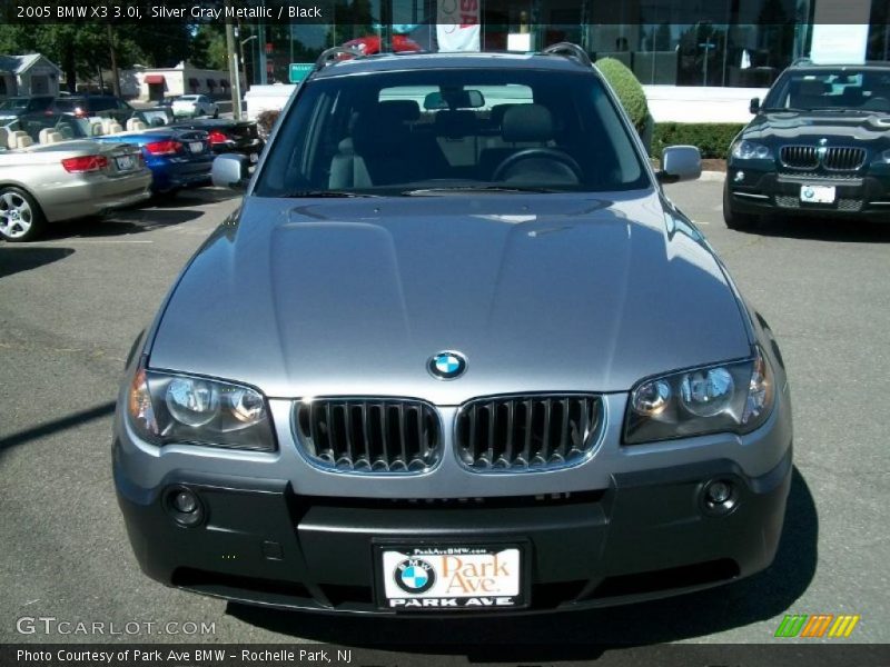 Silver Gray Metallic / Black 2005 BMW X3 3.0i