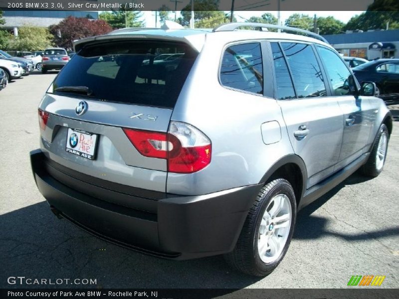 Silver Gray Metallic / Black 2005 BMW X3 3.0i