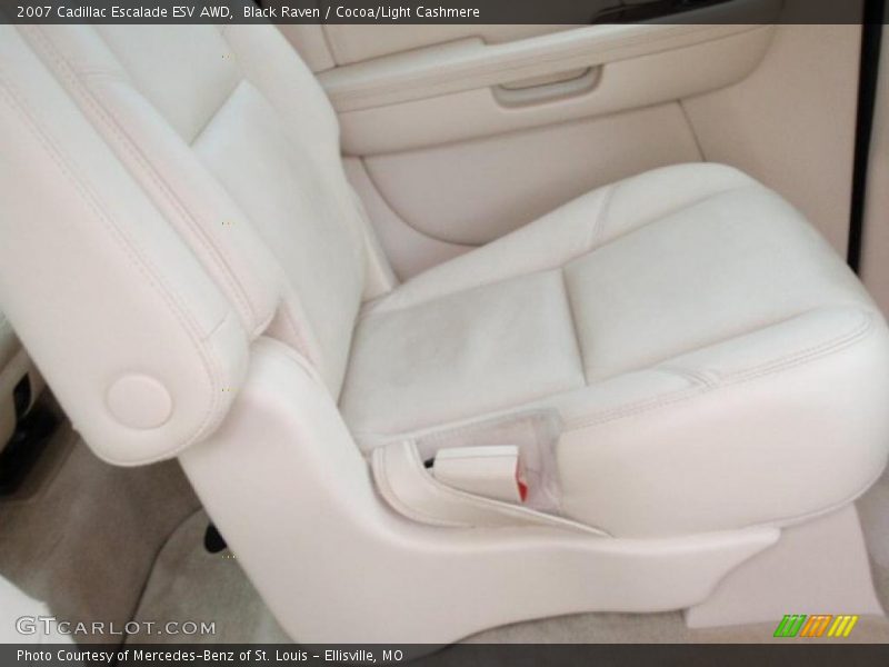 Black Raven / Cocoa/Light Cashmere 2007 Cadillac Escalade ESV AWD