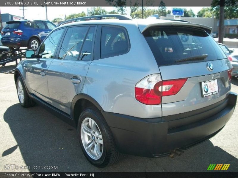 Silver Gray Metallic / Black 2005 BMW X3 3.0i