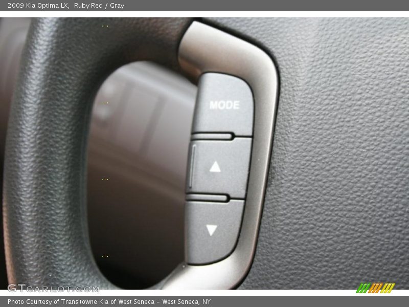 Ruby Red / Gray 2009 Kia Optima LX