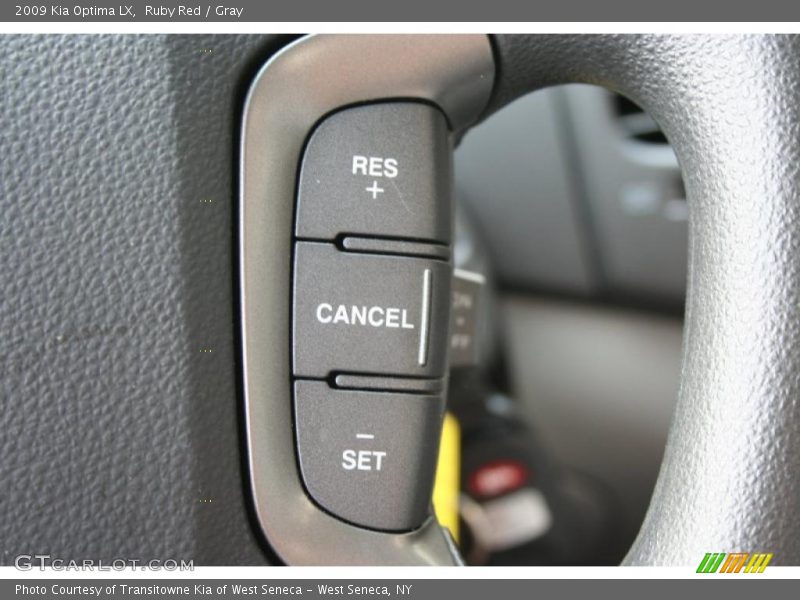 Ruby Red / Gray 2009 Kia Optima LX