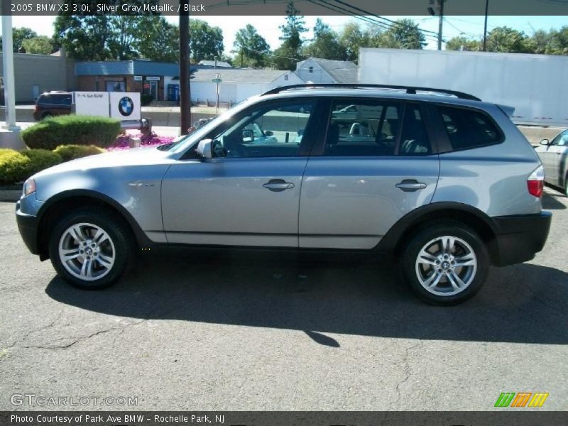 Silver Gray Metallic / Black 2005 BMW X3 3.0i