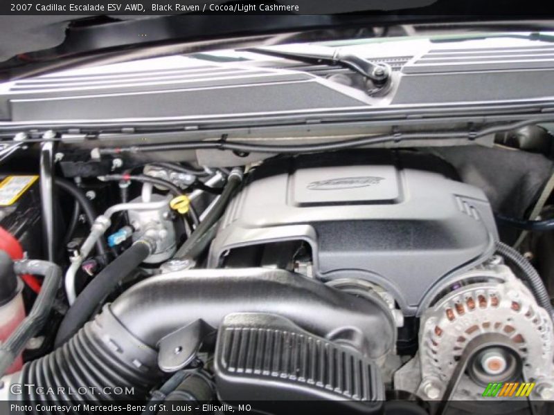 Black Raven / Cocoa/Light Cashmere 2007 Cadillac Escalade ESV AWD