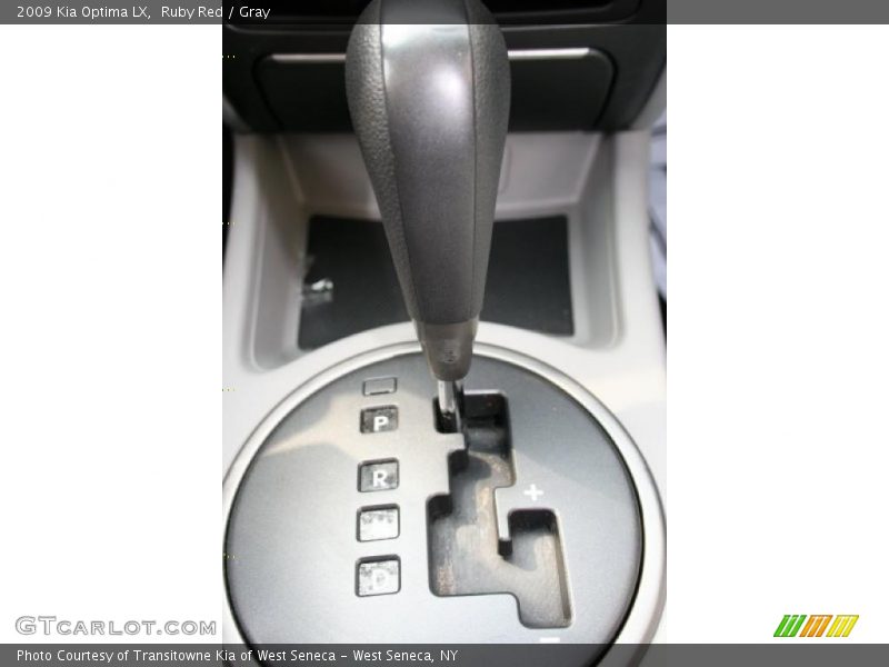 Ruby Red / Gray 2009 Kia Optima LX