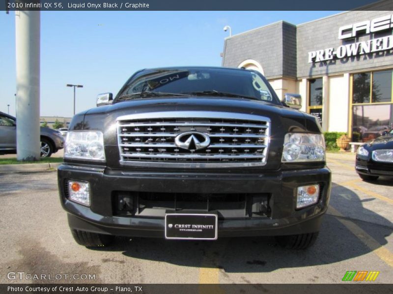 Liquid Onyx Black / Graphite 2010 Infiniti QX 56