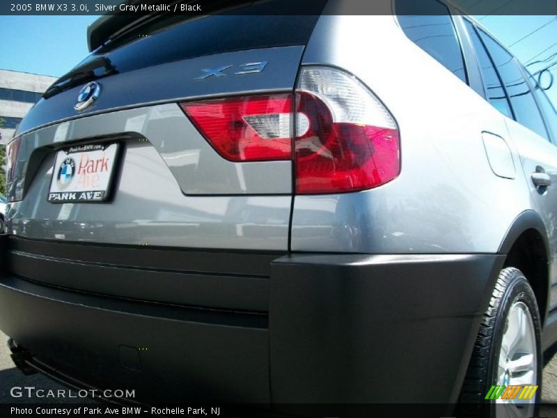 Silver Gray Metallic / Black 2005 BMW X3 3.0i