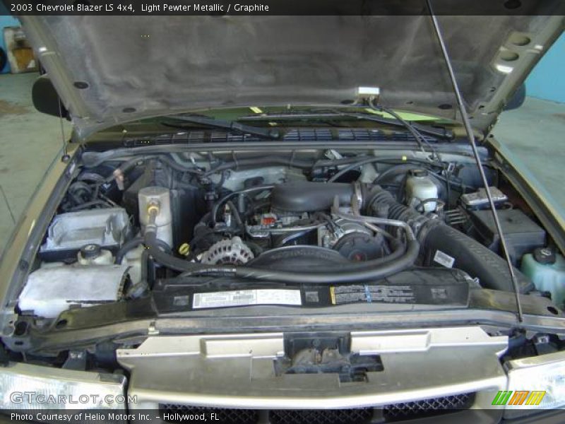 Light Pewter Metallic / Graphite 2003 Chevrolet Blazer LS 4x4