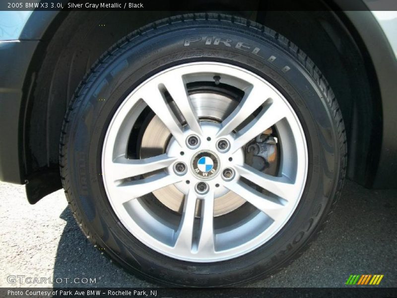 Silver Gray Metallic / Black 2005 BMW X3 3.0i