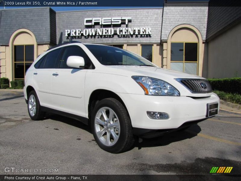 Crystal White Mica / Parchment 2009 Lexus RX 350