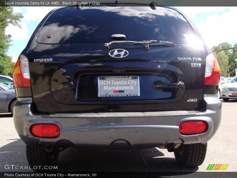 Black Obsidian / Gray 2004 Hyundai Santa Fe LX 4WD