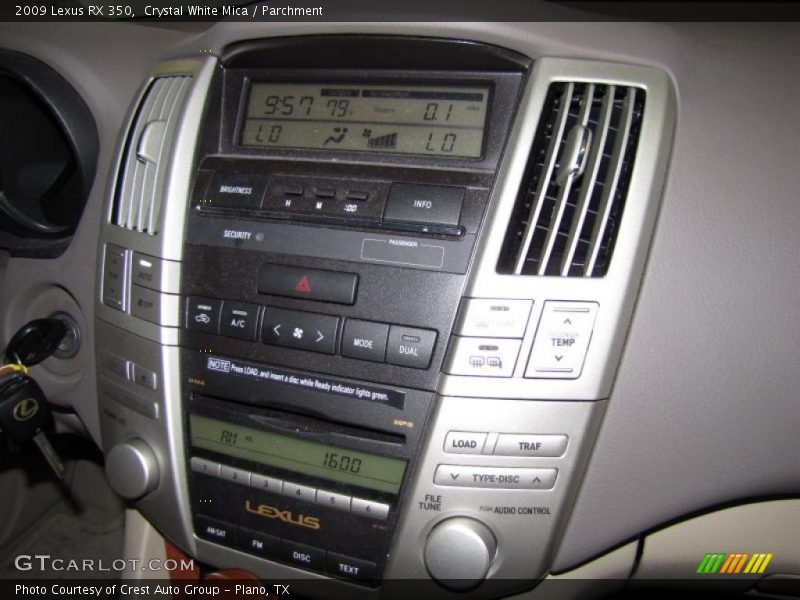 Crystal White Mica / Parchment 2009 Lexus RX 350