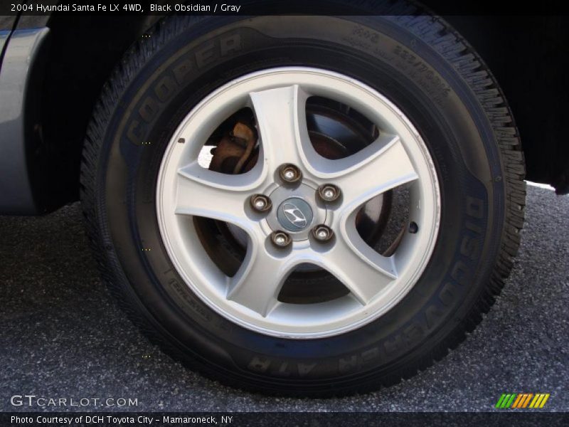 Black Obsidian / Gray 2004 Hyundai Santa Fe LX 4WD