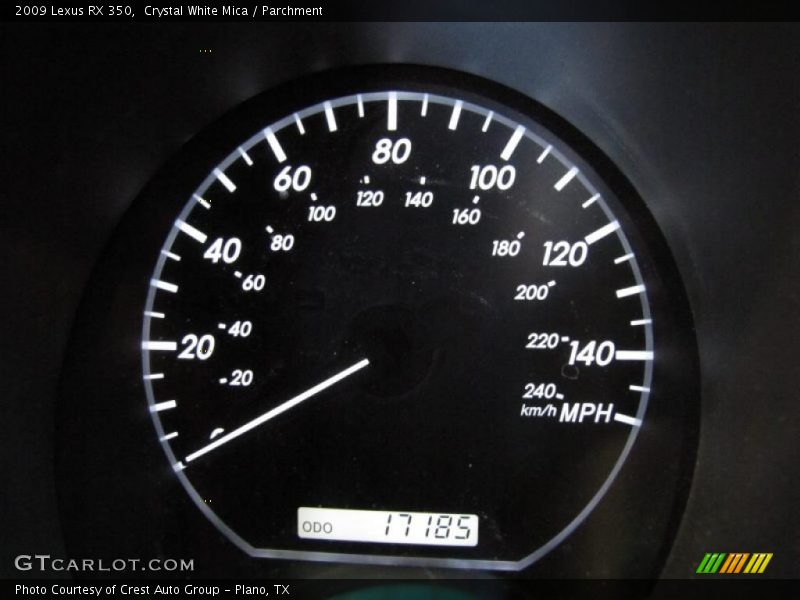 Crystal White Mica / Parchment 2009 Lexus RX 350