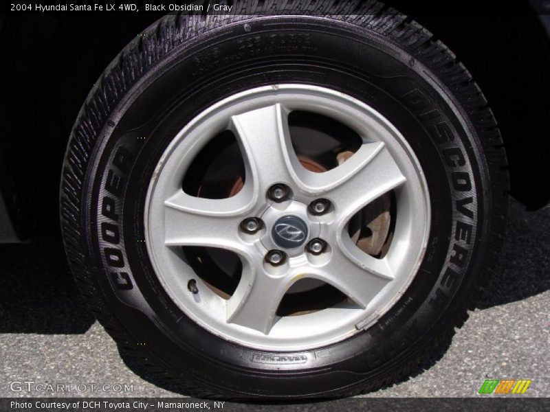 Black Obsidian / Gray 2004 Hyundai Santa Fe LX 4WD